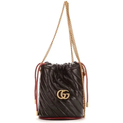 Pre-owned Leder schultertasche - Gucci Vintage - Modalova