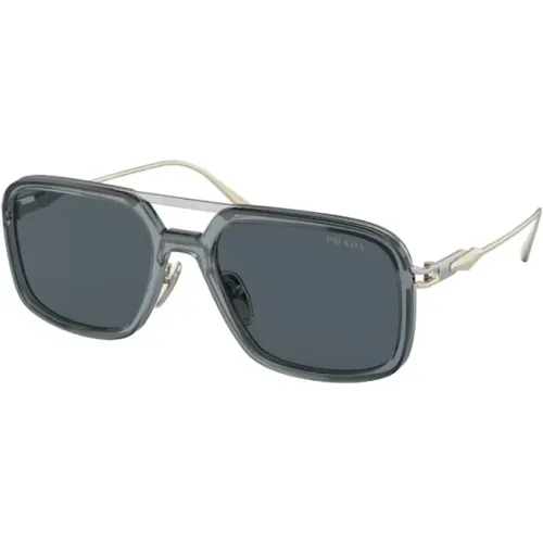 Sonnenbrille Modell 57Zs in Farbe 19F09T , Herren, Größe: 55 MM - Prada - Modalova