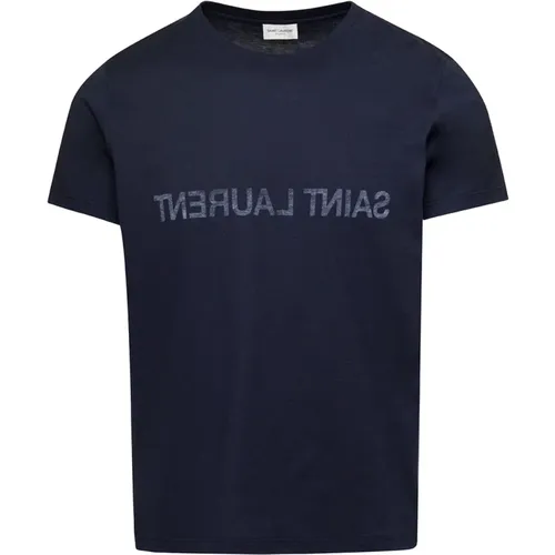 T-Shirts , Herren, Größe: M - Saint Laurent - Modalova