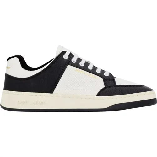 Schwarze Sneakers , Herren, Größe: 42 EU - Saint Laurent - Modalova