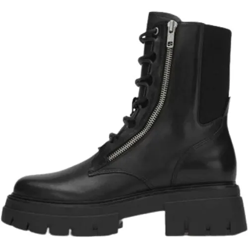 Military-inspired Zipper Boots , female, Sizes: 2 UK - Ash - Modalova