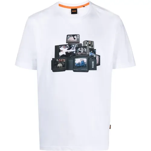 Tee-Mushroom Grafik T-Shirt - Hugo Boss - Modalova