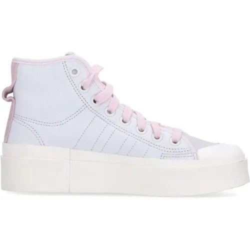 Kristallweißer Hoher Sneaker , Damen, Größe: 40 EU - Adidas - Modalova