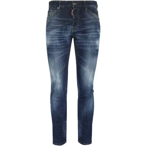 Zerrissene 5-Pocket-Jeans , Herren, Größe: L - Dsquared2 - Modalova