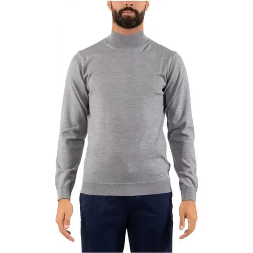 Herren Pullover Lupetto Stil , Herren, Größe: XL - Daniele Fiesoli - Modalova