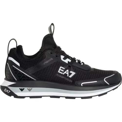 Plain Lace Closure Altura Sneakers , male, Sizes: 8 1/2 UK - Emporio Armani EA7 - Modalova