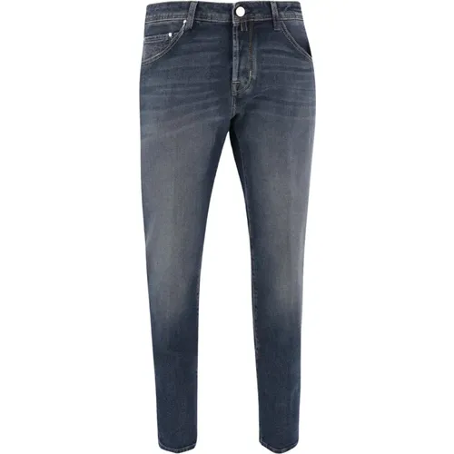 Slim Fit Stretch Denim Jeans - Jacob Cohën - Modalova