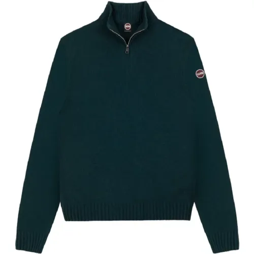 Grüner Cashmere-Mix Rollkragenpullover , Herren, Größe: M - Colmar - Modalova