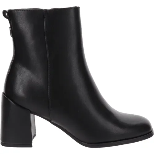 Women Faux Leather Zipper Ankle Boots , female, Sizes: 3 UK, 5 UK, 6 UK - marco tozzi - Modalova