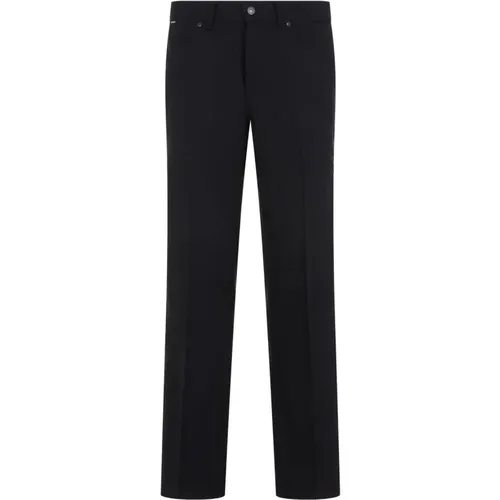 Navy 5 Pocket Pants , male, Sizes: W38, W34 - Tom Ford - Modalova