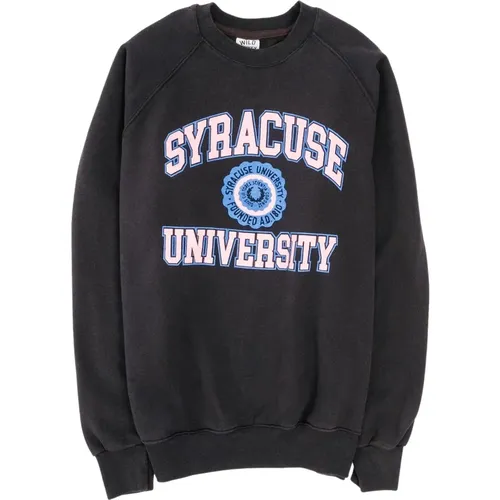 Vintage Syracuse Crew Sweatshirt , Herren, Größe: L - Wild Donkey - Modalova