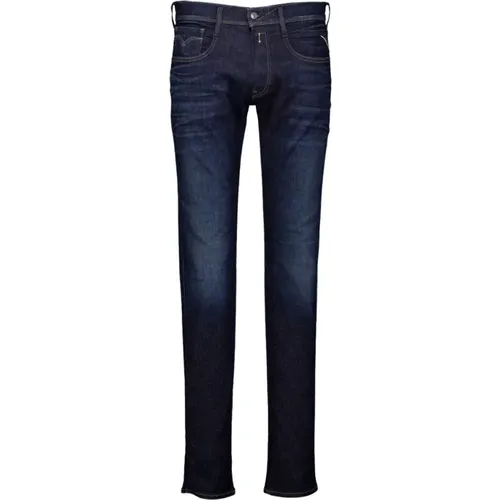 Blaue Jeans Stylisches Modell , Herren, Größe: W34 L34 - Replay - Modalova