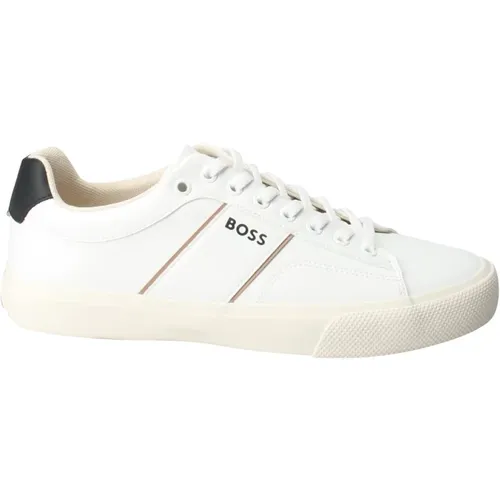 Weiße Sneakers Aiden Tenn Flpp - Hugo Boss - Modalova