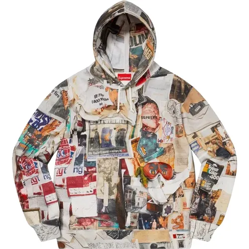 Patchwork Wall Hoodie Limited Edition , male, Sizes: L, XL, 2XL, S - Supreme - Modalova