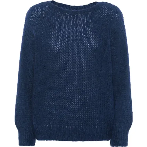 Gemütlicher Strickpullover in Dunkelblau - American Dreams - Modalova