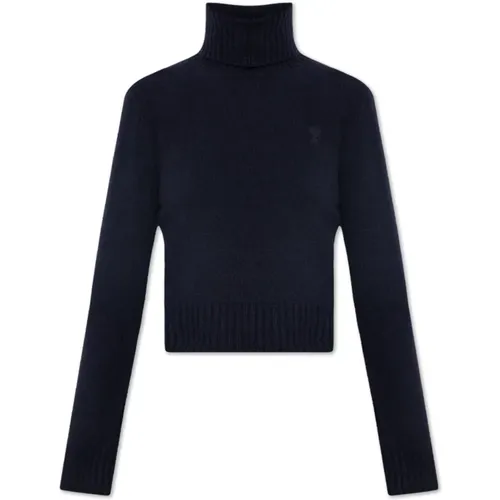 Cashmere Strickware , Damen, Größe: L - Ami Paris - Modalova