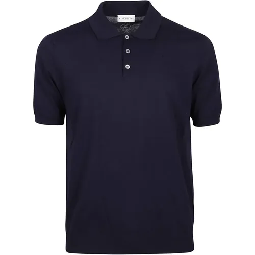 Navy Polo Shirt , Herren, Größe: XL - Ballantyne - Modalova