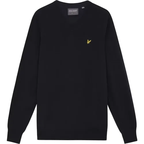 V-neck Strickware , Herren, Größe: S - Lyle & Scott - Modalova