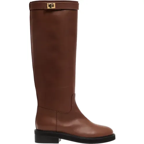 Hohe Stiefel , Damen, Größe: 38 1/2 EU - Via Roma 15 - Modalova