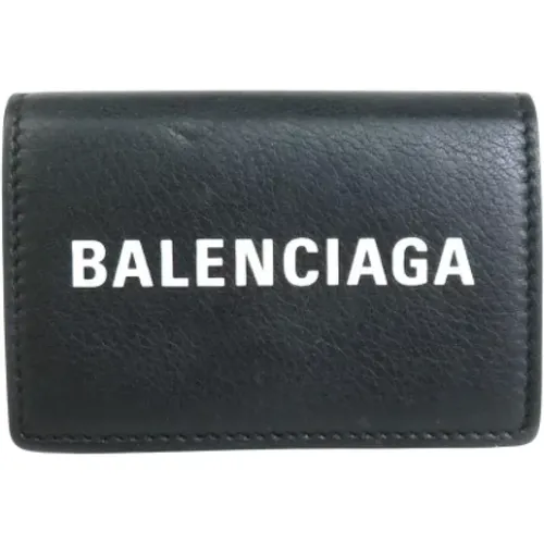 Pre-owned Leather wallets , unisex, Sizes: ONE SIZE - Balenciaga Vintage - Modalova