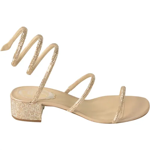 Sandals with Embellishments , female, Sizes: 7 UK, 5 UK, 6 UK, 4 UK, 6 1/2 UK, 3 1/2 UK, 5 1/2 UK - René Caovilla - Modalova