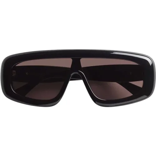 Schicke Schwarze & Graue Sonnenbrille , Damen, Größe: ONE Size - Bottega Veneta - Modalova