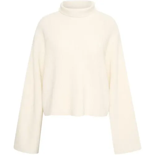 High Neck Wool Turtleneck , female, Sizes: XS, M, L, S - Gestuz - Modalova