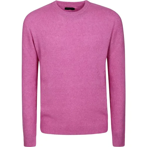 Cashmere Ribbed Sweater , male, Sizes: XL, 3XL, M, 2XL - Roberto Collina - Modalova