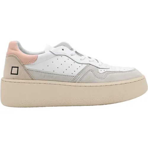 Weiße Rosa Sneakers - Step Calf - D.A.T.E. - Modalova