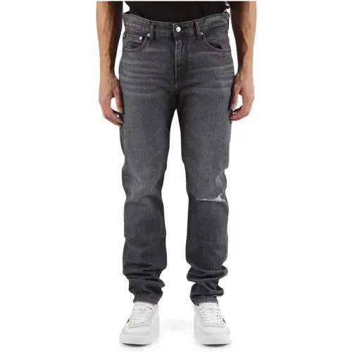 Slim Taper Denim Jeans Five Pockets , male, Sizes: W32, W33, W31, W34, W30, W36 - Calvin Klein Jeans - Modalova