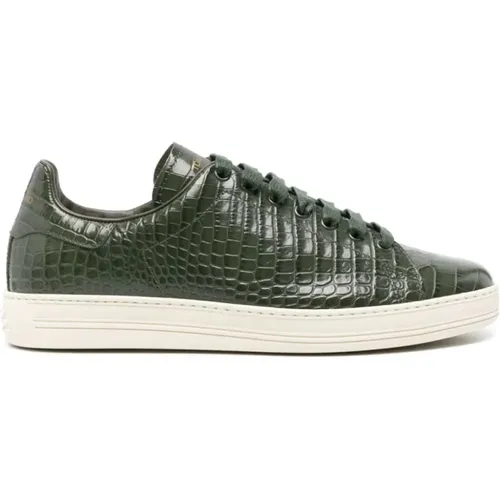 Leather Sneakers - Warwick , male, Sizes: 8 UK, 9 1/2 UK, 9 UK, 10 UK - Tom Ford - Modalova
