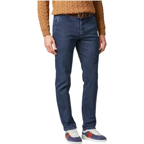 Chinos , male, Sizes: W36 L30, W47 L32, W38 L30 - Meyer - Modalova