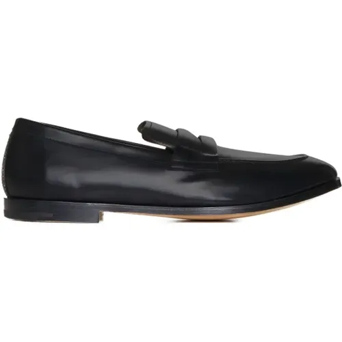 Schwarze flache Schuhe Mandelzehen , Herren, Größe: 43 EU - Premiata - Modalova