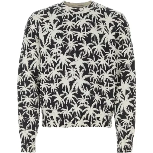 Bedruckter Pullover aus Nylonmischung - Palm Angels - Modalova