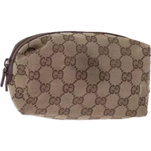 Pre-owned Canvas pouches , female, Sizes: ONE SIZE - Gucci Vintage - Modalova