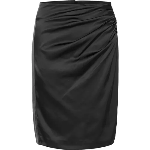 Draped Skirt with High Waist , female, Sizes: L, M, XS, S, XL, 2XL - InWear - Modalova