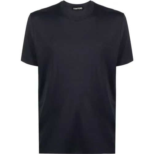 Melange T-shirt , male, Sizes: XL, L, 2XL, M - Tom Ford - Modalova