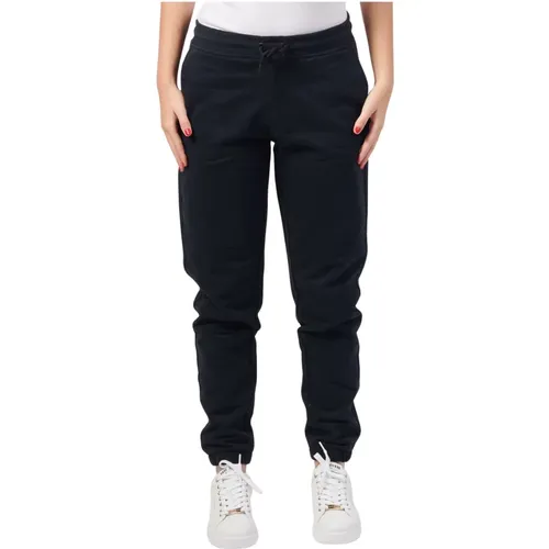 Schwarze Sweatpants mit Kordelzug in der Taille , Damen, Größe: M - K-way - Modalova