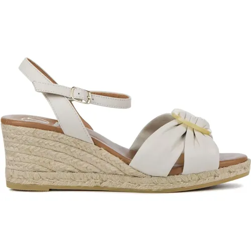 Gebrochene Weiße Espadrilles , Damen, Größe: 39 EU - Viguera - Modalova