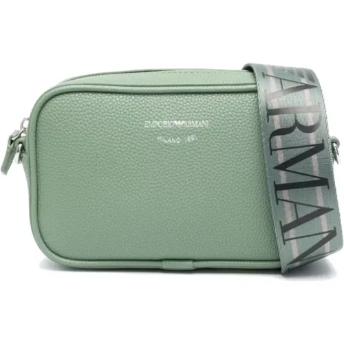 Grüne Mini Tasche mit Verstellbarem Riemen - Emporio Armani - Modalova