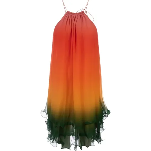 Regenbogen-Gradient-Cocktailkleid - Casablanca - Modalova