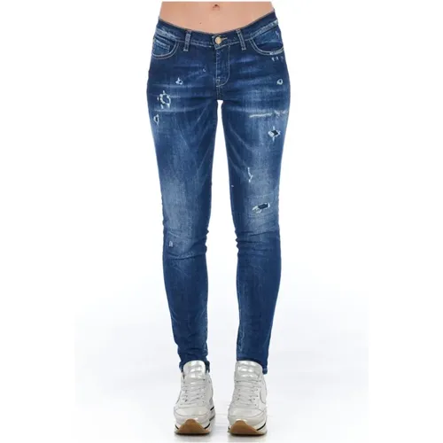 Chic Gewaschene Skinny Denim Jeans - Frankie Morello - Modalova