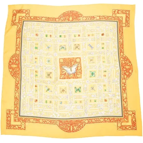 Pre-owned Silk scarves , female, Sizes: ONE SIZE - Hermès Vintage - Modalova