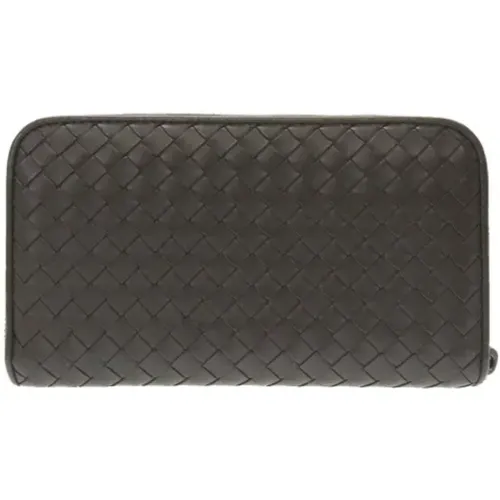 Pre-owned Leather wallets , female, Sizes: ONE SIZE - Bottega Veneta Vintage - Modalova