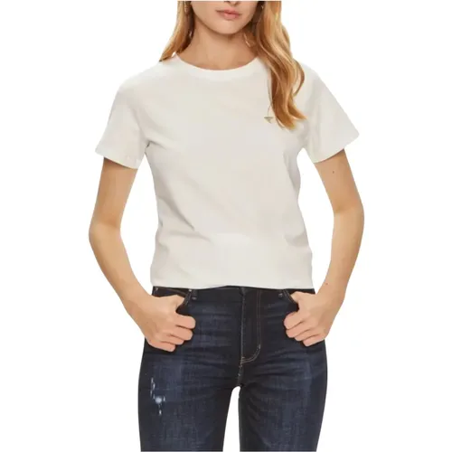 Damen Logo T-Shirt , Damen, Größe: S - Guess - Modalova