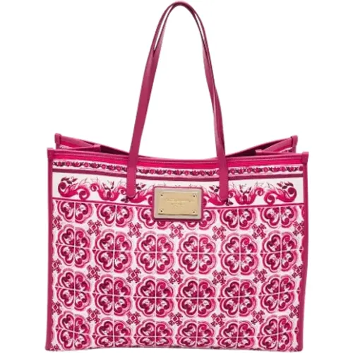 Pre-owned Canvas totes , female, Sizes: ONE SIZE - Dolce & Gabbana Pre-owned - Modalova