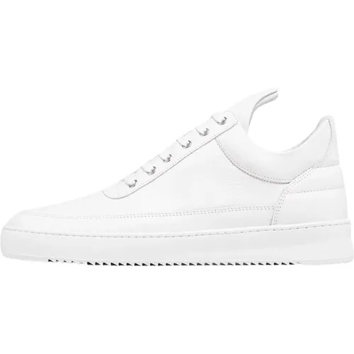 Low Top Ripple Nappa All , male, Sizes: 3 UK, 2 UK, 4 UK, 1 UK, 7 UK, 6 UK, 11 UK, 10 UK, 5 UK, 8 UK, 9 UK, 12 UK - Filling Pieces - Modalova