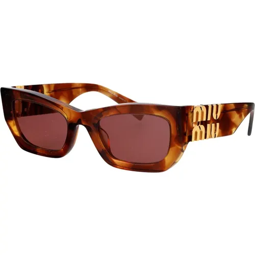 Stylish Sunglasses with 0MU 09Ws Design , female, Sizes: 53 MM - Miu Miu - Modalova