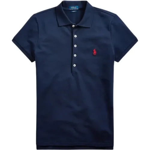 Julie Slim Fit Polo Shirt , Damen, Größe: M - Polo Ralph Lauren - Modalova