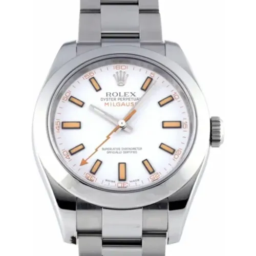 Pre-owned Stainless Steel watches , male, Sizes: ONE SIZE - Rolex Vintage - Modalova